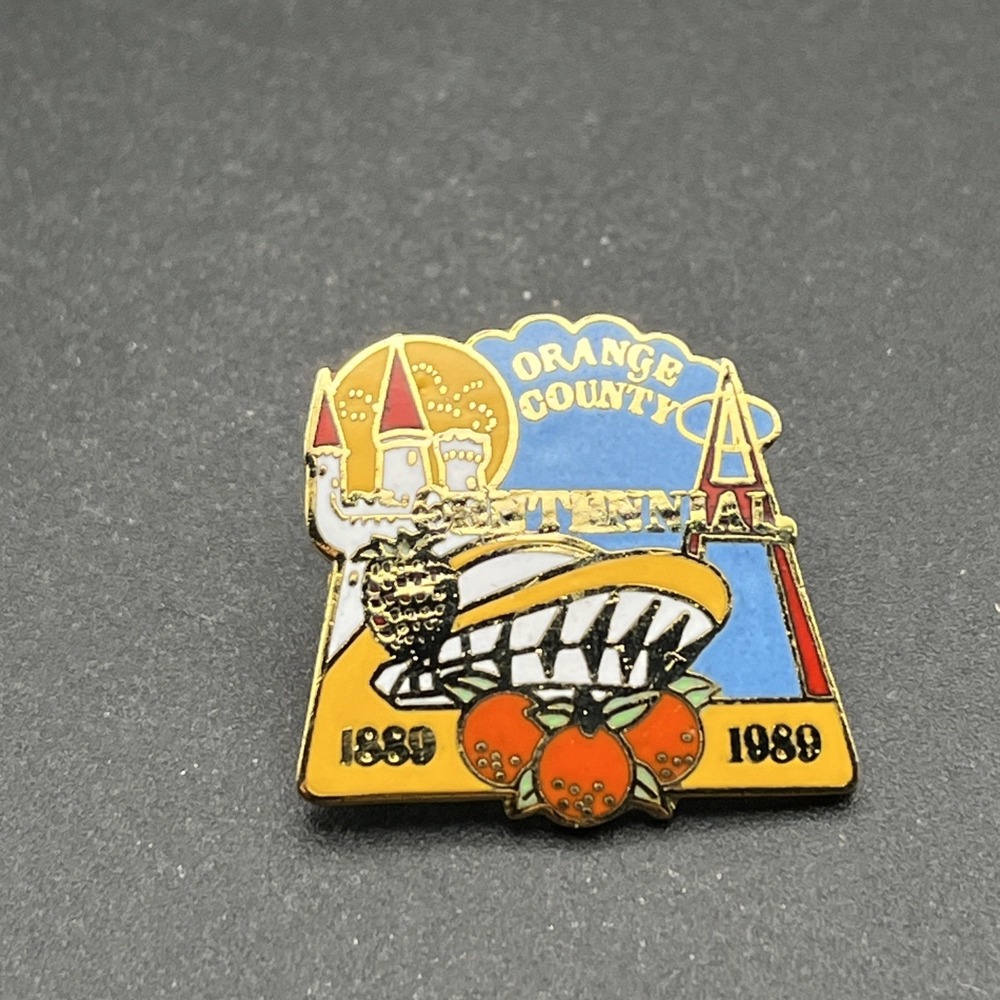 Orange County Centennial‎ 100 Years Lapel Hat Pin